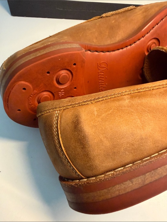 Allen Edmonds Addison  Tan Nubuck Leather Loafers  with Dainite Soles Mens US 8 main image 8